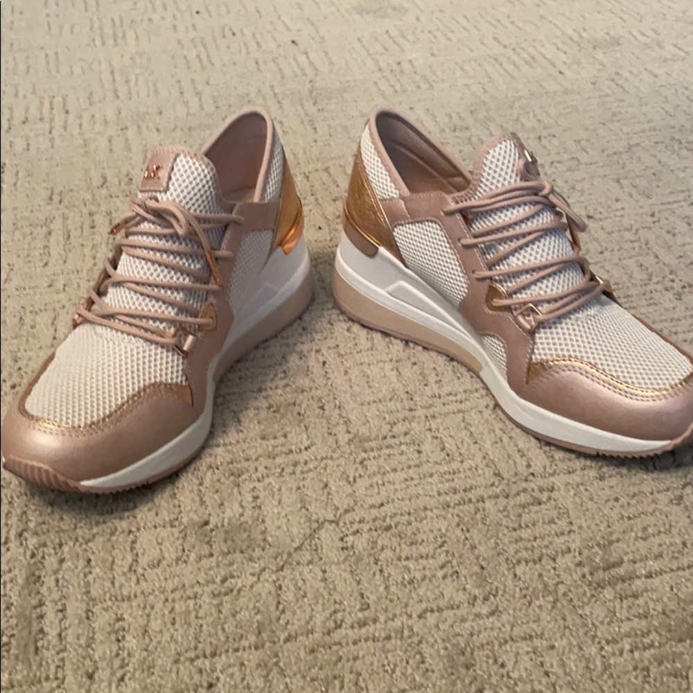 MK platform sneakers